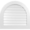 Ekena Millwork Round Top Surface Mount PVC Gable Vent: Functional, w/ 3-1/2"W x 1"P Standard Frame, 32"W x 30"H GVPRT32X3001SF - alternate 1